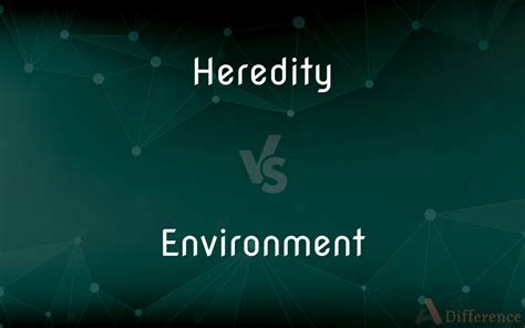 Heredity vs. Environment — What’s the Difference?