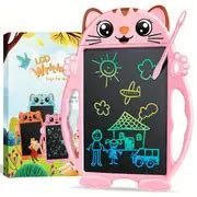 Lcd Writing Tablet Colorful Toddler Drawing Pad Doodle Board - Temu