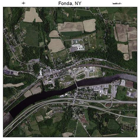 Aerial Photography Map of Fonda, NY New York