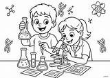 Scientific Experiments  Science Coloring Pages sketch template