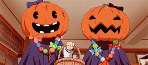 Anime Halloween GIF - Anime Halloween Pumpkin - Discover & Share GIFs