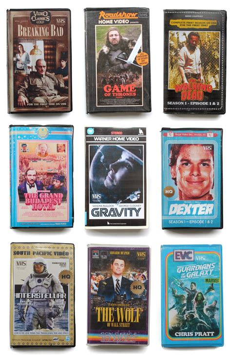 Retro VHS covers for your favorite modern TV shows - The Daily Dot