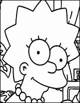 Lisa Simpson Simpsons Coloring Page  Wecoloringpagecom sketch template