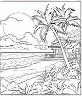 Free Printable Beach Coloring Pages List sketch template
