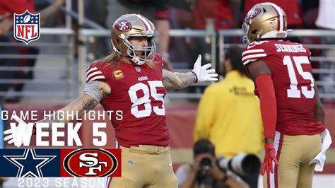 Sunday Night Football highlights: 49ers-Cowboys score, top plays