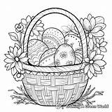 Easter Basket Coloring Pages  Free & Printable sketch template
