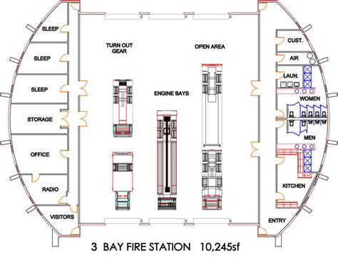 34+ Fire Station Designs Floor Plans - HyndeMikaal