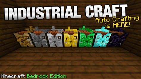 Automatic Crafting in Minecraft Bedrock Edition?! "Industrial Craft" Showcase/Guide ...