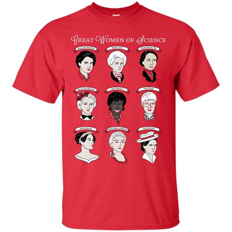 Great Women of Science T-shirt - newgraphictees.com Great Women of Science T-shirt