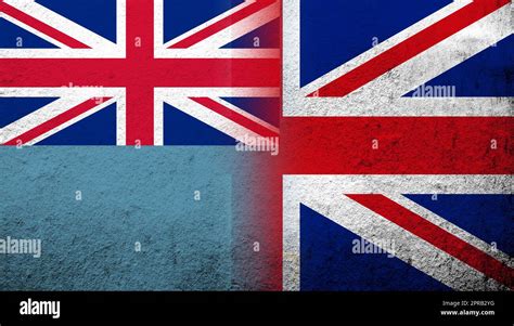 National flag of United Kingdom (Great Britain) Union Jack with The ...