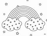 Printable Rainbow Colouring Pages sketch template