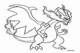 Mega Charizard Pokemon Coloring Pages Sketch Page sketch template