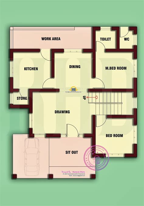 Home plan of small house