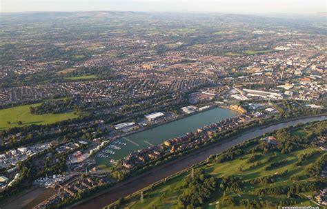 Preston Docks Lancashire aerial photo | aerial photographs of Great ...