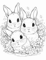 44 Cute Bunny Coloring Pages For Kids And Adults  Our Mindful Life sketch template