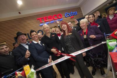 Opening of the new Tesco Extra store in Stourbridge