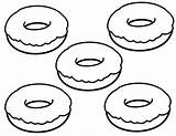 Yummy Donuts Coloring Pages Printable PDF  Coloringfoldercom Donut sketch template