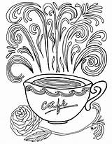 Coffee Cup Coloring Pages At GetColoringscom  Free printable sketch template