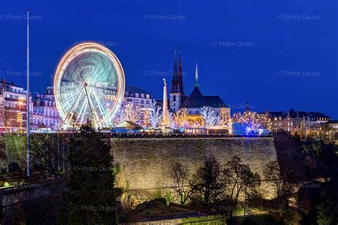 Christmas market in Luxembourg city – Stock Images Luxembourg