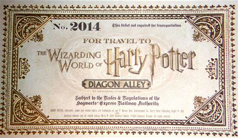 Pin on Harry Potter Verse | Hogwarts express ticket, Harry potter world ...