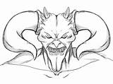 Demon Coloring Pages At GetColoringscom  Free Printable Colorings sketch template
