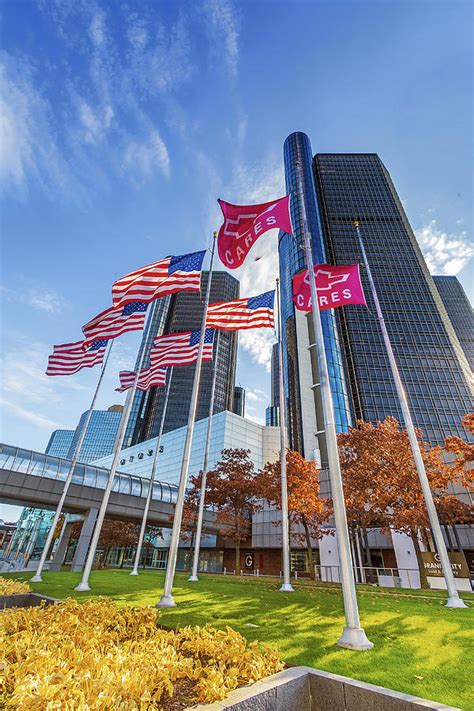 GM Renaissance Center in Detroit, Michigan Photograph by Bryan Pollard ...