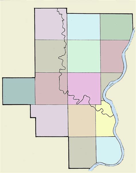 Gallia County Township Map