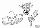 Mexican Culture Coloring Pages At GetDrawings  Free Download sketch template