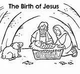 The Birth Of Jesus Christ Coloring Pages sketch template