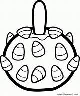 Halloween Candy Printable Coloring Page  Free Pages sketch template
