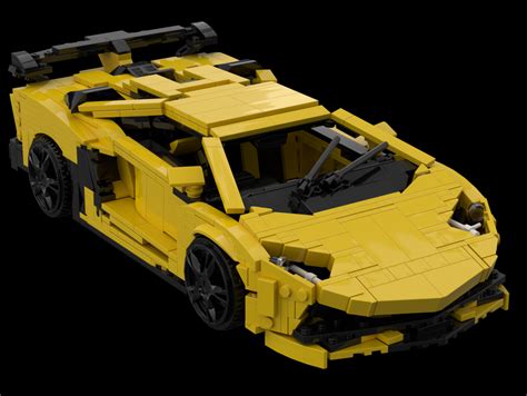 LEGO MOC Lamborghini Aventador SVJ by Bens Lego Cars | Rebrickable ...