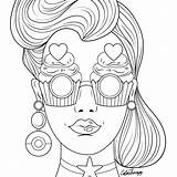Coloring pop sketch template