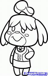Adorable Isabelle Animal Crossing Coloring Pages  Animals sketch template