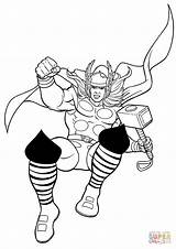 Thor The Prince Of Thunder coloring page  Free Printable Coloring Pages sketch template