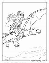 Astrid And Stormfly  In This Whimsical coloring page Astri… Flickr sketch template