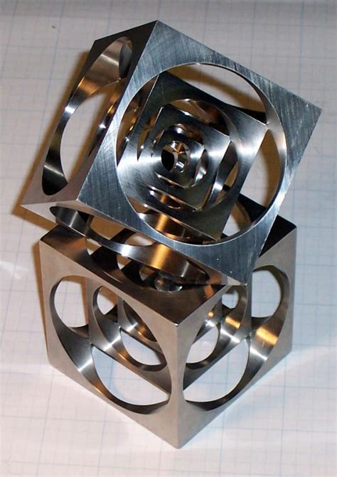 Learn how to make a Turner's Cube. Mesmorizing yet easy to do CNC art project. | Cnc projects ...