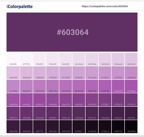 Imperial Purple ( similar ) Color | 603064 information | Hsl | Rgb ...