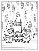Coloring Sheets Minions Cute Bob And Bear Page sketch template