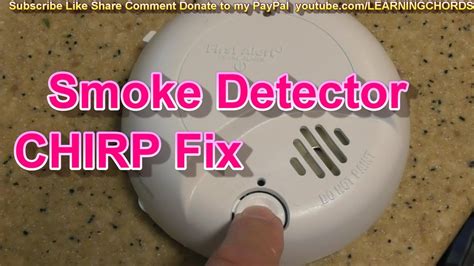 First Alert Smoke Detector CHIRP Sound HOW TO RESET FIX SOLVED 2023 ...