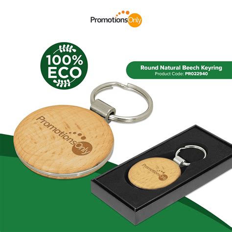 Our 🌞 eco-friendly 🍃 promotional keyrings made of natural wood is ...