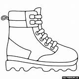 Boots Coloring Page sketch template