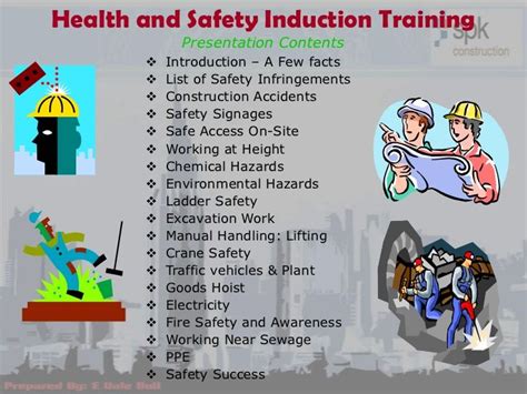 Health and Safety Induction Training Presentation