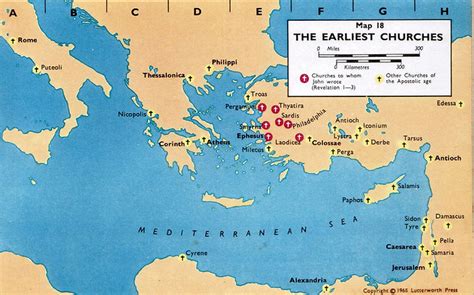 Biblical Map Of Colossae