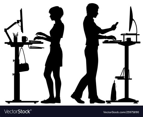 Office Worker Silhouette Png