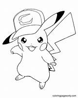 Pokemon Coloring Pages Pikachu  Free Printable Templates sketch template