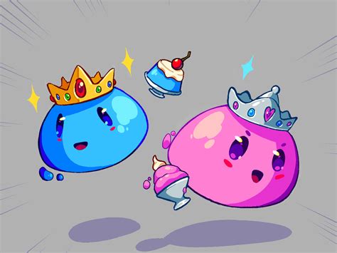 Prince And Princess Slime (Terraria) by Rappenem on Newgrounds