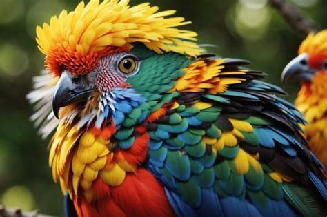 Premium Photo | Colorful bird breeds