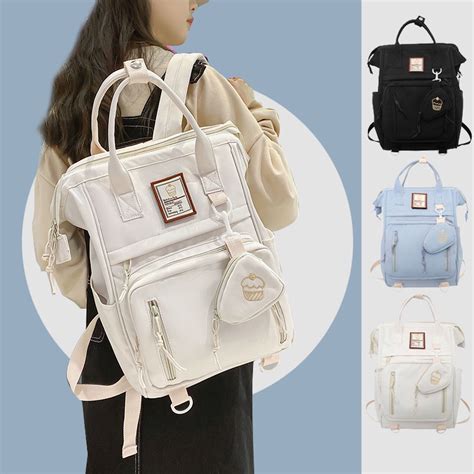 Japanese style backpack anello series schoolbag backpack for women waterproof backpack laptop ...