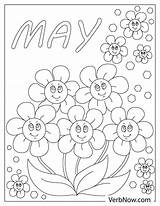 Free MAY Coloring Pages For Download Printable PDF sketch template