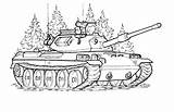 Free Coloring Page Of A Tank sketch template